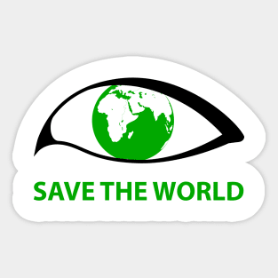Save the World Sticker